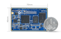 Ordinateur monocarte haute performance Cortex-A8, processeur Linux AM3354 avec CAN/RS485 isolé
