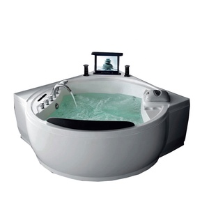 Baignoire Spa Hydro-Massage Autoportante en Acrylique Blanc avec TV Pop-Up – Prix de Gros Usine - Product Image 1