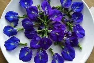 สีผสมอาหารจากธรรมชาติ วัตถุดิบดอกไม้แห้ง สีฟ้า ดอกอันชาน ขาย - Product Image 4