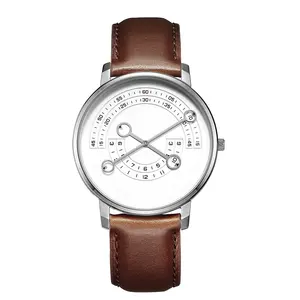 OEM 40mm zand-stralen wijzerplaat chronograaf horloge voor mannen met vacuüm ion plating kroon