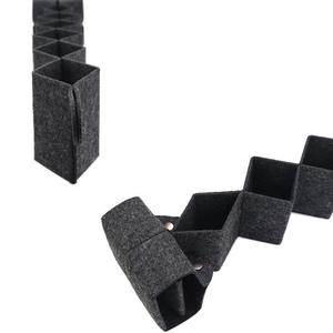 2 pacco Appeso Dell'organizzatore di Immagazzinamento Pieghevole Feltro <span class=keywords><strong>Scatola</strong></span> di Immagazzinaggio Set di Calze Cravatte <span class=keywords><strong>Fazzoletti</strong></span> - Product Image 4