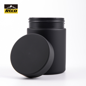 Bottiglie di plastica cilindriche in bianco e nero dell'hdpe del fornitore della fabbrica della cina per l'imballaggio farmaceutico della polvere di nutrizione - Product Image 3