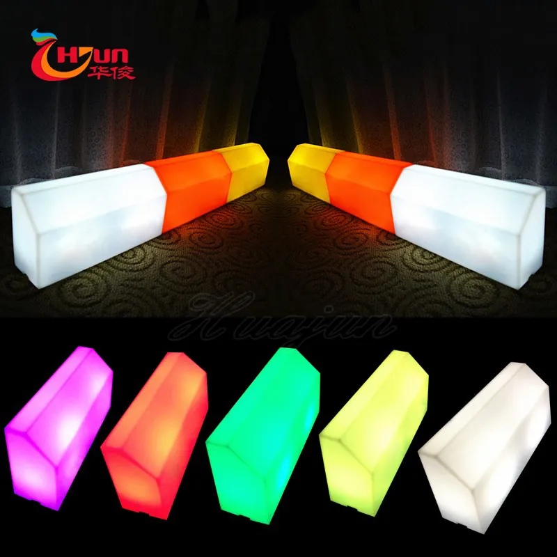 2021 new hot sale outdoor indicate LED curb stone with 16 colors/waterproof led curbstone