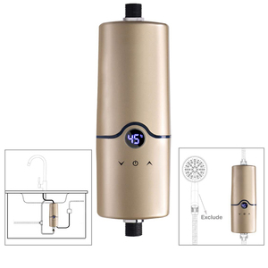 <span class=keywords><strong>Calentador</strong></span> de Agua Eléctrico Instantáneo, Portátil, de Alta Velocidad, de Plástico, Resistente al Agua, con Control Táctil en Inglés, de Tamaño Pequeño, Más Vendido - Product Image 3