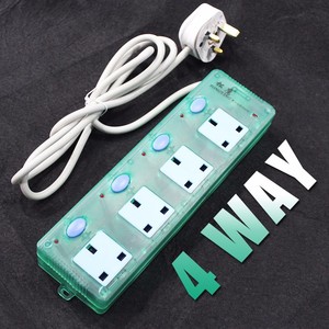 สายพ่วงไฟฟ้า 13A ลดราคาพิเศษ / ปลั๊กพ่วงไฟฟ้าแบบคิง 220V สำหรับใช้งานเชิงพาณิชย์ ยาว 3 เมตร 3 ขา แบบปลั๊กอังกฤษ Lino Smart Strip - Product Image 5