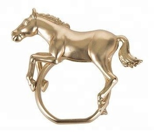 Nouveautés 2021 Décoration <span class=keywords><strong>de</strong></span> mariage Animal Cheval Or rose Anneaux <span class=keywords><strong>de</strong></span> <span class=keywords><strong>serviette</strong></span> - Product Image 4
