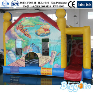 dessin animé gonflable bounce château avec <span class=keywords><strong>toboggan</strong></span> - Product Image 1