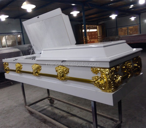 62 #   Ataúdes y Féretros Planos Blancos Económicos para el Mercado de Ataúdes en África - Product Image 1