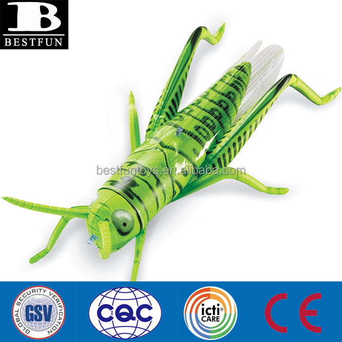 子供のための環境にやさしいPVCインフレータブルバッタ巨大な
