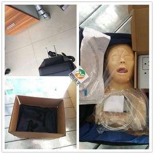 Material de PVC adultos cavitas nasi cánula traqueal maniquí maniquí con dientes de compresión dispositivo de alarma - Product Image 3