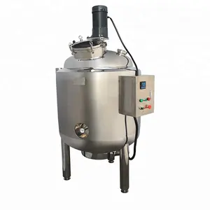 100L stainless steel mixing jacketed tank stirred tank reactor