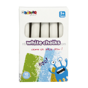 Factory price 5pk school office teacher blackboard dustless white chalk for board