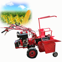 Moissonneuse-batteuse manuelle pour maïs avec tracteur monté
