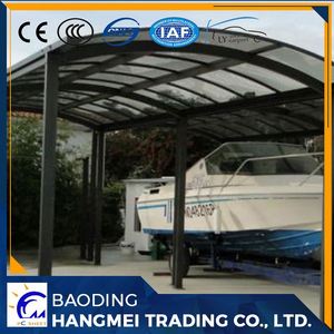 Unida al aire libre de <span class=keywords><strong>aluminio</strong></span> metal cochera - Product Image 6
