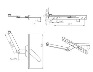 Aluminio persiana y Jalousie ventana los operadores para el mercado estadounidense - Product Image 2