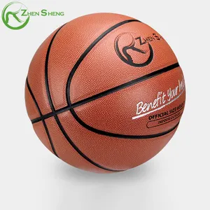 Zhensheng مخصص الرسمي بو PVC كرة السلة
