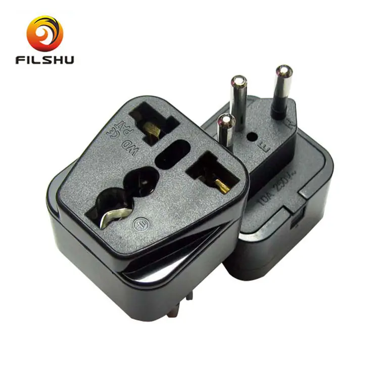 Tipe J 3 Pin Plug Diamond Swiss Travel Adaptor Adaptor untuk Swiss Swiss Power Adaptor Plug