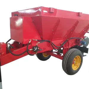 Farm PTO drive organic manure/fertilizer spreader