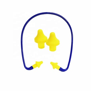 Tapones para los oídos personalizados EP2002, reducción de ruido, espuma protectora para dormir, insonorizada, tapones para los oídos con bandas de espuma de PU, diadema, cordón, tapones para los oídos - Product Image 1