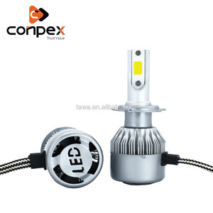 Conpex — <span class=keywords><strong>ampoule</strong></span> de voiture LED imperméable, de haute qualité, <span class=keywords><strong>ampoule</strong></span> de phare de voiture <span class=keywords><strong>H7</strong></span>, H4, C6, 2 pièces - Product Image 2