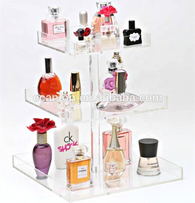 Organizador De Perfume Acrílico Transparente De 3 Niveles,Bandeja De Perfume - Buy Expositor Acrílico Transparente Para Perfumes De 3 Niveles Organizador,Expositor Acrílico Transparente Para Perfumes De 3 Niveles Acrílico ...