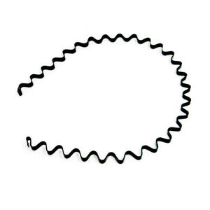 NC0669 Wave Shape Hair Hoop Simple Metal Wave Head Hoops Invisible Headband Women Men Hair Accessories