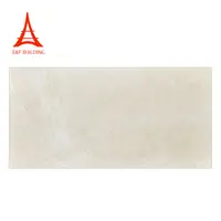 Sala de estar de luxo chinês ladrilhos de mármore clássico creme telha de mármore bege 300x600