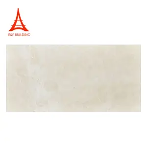 중국 럭셔리 거실 대리석 바닥 타일 클래식 크림 베이지 대리석 타일 300x600