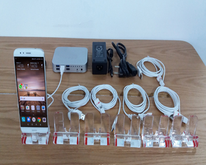 Mobile Phone 6 Circuit Anti-theft Display Cell Phone Shop 6 Port Anti Theft Alarm <strong>Device</strong> - Product Image 2