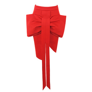 A2830 Nuovo Design di Colore <span class=keywords><strong>Rosso</strong></span> <span class=keywords><strong>Mini</strong></span> Bow Design A Due Pezzi Insieme del Pannello Esterno Delle Ragazze Vestono Set Delle Donne - Product Image 3