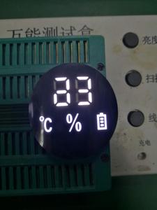 מותאם אישית גודל קטן עגול משטח camber צבע יחיד סופר לבן כפול ספרות הוביל תצוגה נומרית עבור לחות טמפרטורה - Product Image 5