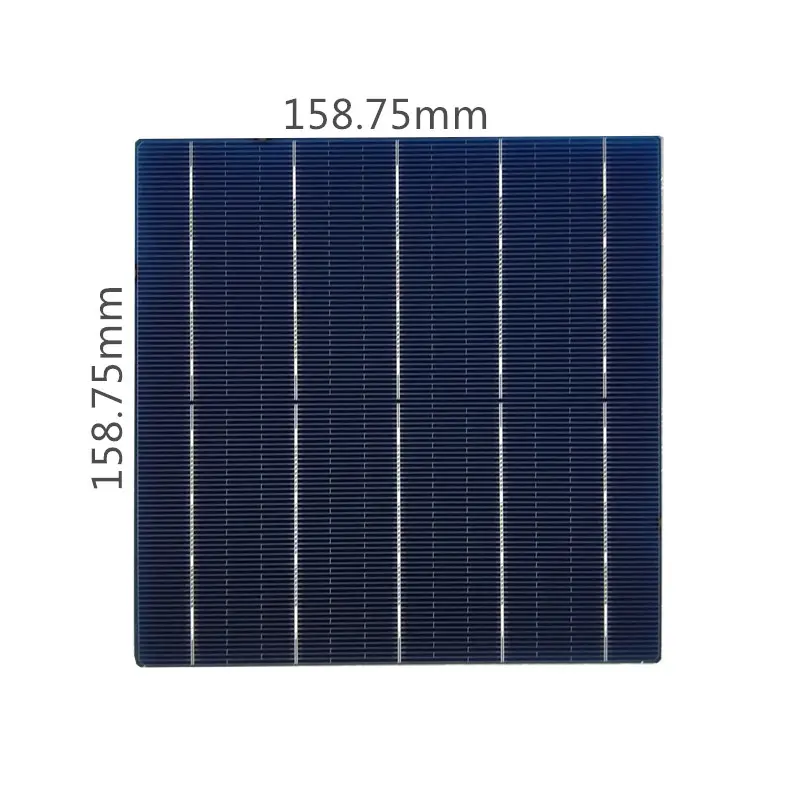 単結晶5bb太陽電池158.75*158.75 20% ~ 22% 高効率