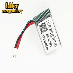 3,7 v 20C 400 mah ionen batterie 702030 lithium-polymer-batterie mit PCB für RC batterie - Product Image 4