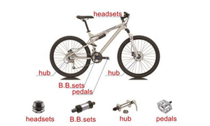 Pedal de bicicleta cigüeñal rodamiento de rueda de bicicleta de <span class=keywords><strong>carretera</strong></span> cojinete del cubo de la transmisión de rodamiento para reparación de bicicletas - Product Image 5