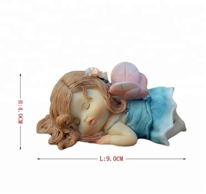 Z13713A En Gros Jardin Charmant Résine Mini Flore Lutin Fée Ornement Figurine - Product Image 4