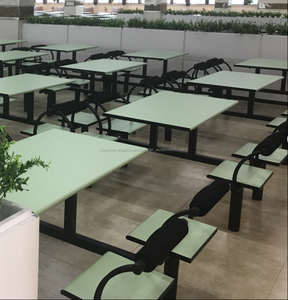 Conjoined barato restaurante <span class=keywords><strong>de</strong></span> <span class=keywords><strong>comida</strong></span> rápida mesa y silla - Product Image 1