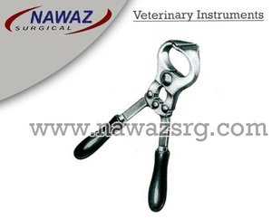 Castrator avec manche en bois noir 30cm Meilleure vente Instruments vétérinaires de castration en acier inoxydable personnalisés de qualité supérieure - Product Image 2