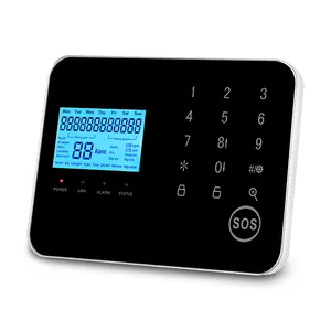 Sensörü kiti İngilizce/Rusça/İspanyolca Ses GSM Alarm Kontrol Paneli