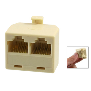 <span class=keywords><strong>RJ11</strong></span> 6P4C telefono adattatore maschio a femmina - Product Image 2