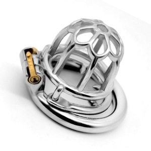 Jaula de Castidad de Acero Inoxidable FAAK de 5.1 cm, Jaula para Pene, Dispositivo de Castidad Masculina, Jaula de Castidad Metálica para Hombre, Sexo SM - Product Image 4