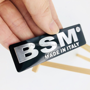 <span class=keywords><strong>Plaque</strong></span> de logo en aluminium <span class=keywords><strong>brossé</strong></span> de haute qualité étiquettes d'étiquettes en métal en relief étiquettes nominatives en aluminium personnalisées avec colle adhésive 3M - Product Image 2