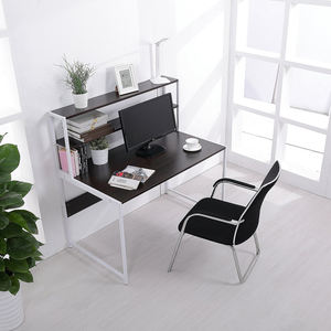 Meja Bermain Game Kayu untuk Rumah, Meja Belajar Menulis dengan <span class=keywords><strong>2</strong></span> Tingkat Rak Buku - Product Image 2