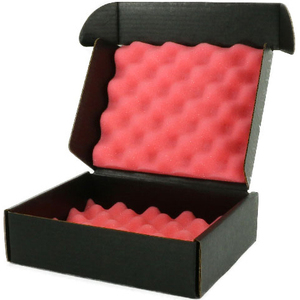 Anti-estática de espuma de embalaje ESD de espuma de caja de cartón corrugado decorativo retardante de fuego acústica huevo caja de espuma