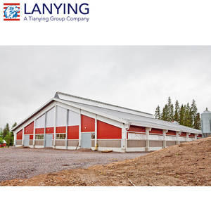 Preço de fábrica de baixo custo estrutura de aço leve indiano de fazenda de aves - Product Image 6