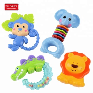 Elefante que gira 360 grados sonido elefante animal <span class=keywords><strong>mordedor</strong></span> juguete para bebé sonajero - Product Image 2