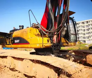 Digunakan SANY SR250 74ton 54M Kedalaman Crawler Hidrolik Rig Pengeboran Rotary dengan Sertifikasi ISO