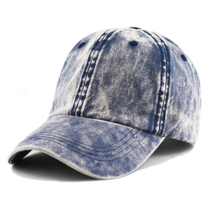 Tùy Chỉnh Cổ Điển Đồng Bằng Mũ Bóng Chày Trống CHA Hat Rửa Denim <span class=keywords><strong>Cap</strong></span> - Product Image 3