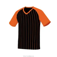 Plain Blank Short Sleeve Baseball T Shirt for Men, 3/4