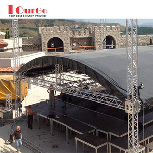Nhôm Led Hiển Thị Vòng Tròn <span class=keywords><strong>Truss</strong></span> Giai Đoạn Chiếu Sáng <span class=keywords><strong>Truss</strong></span> Stand Bolt Roof Concert Cong <span class=keywords><strong>Truss</strong></span> Hệ Thống Bởi TourGo - Product Image 1