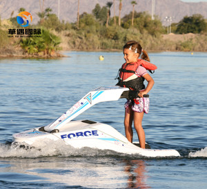 Bateau électrique en acier inoxydable, bateau à jet d'eau simple pour enfant, - Product Image 4